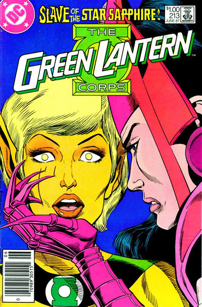 Cover for The Green Lantern Corps (DC, 1986 series) #213 [Canadian]