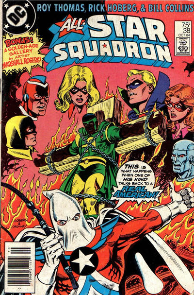 Cover for All-Star Squadron (DC, 1981 series) #38 [Newsstand]