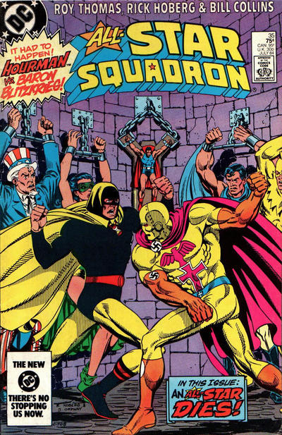 Cover for All-Star Squadron (DC, 1981 series) #35 [Direct]