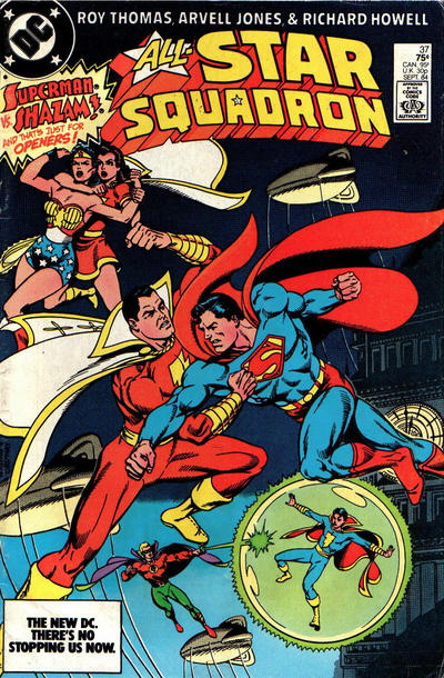 Cover for All-Star Squadron (DC, 1981 series) #37 [Direct]