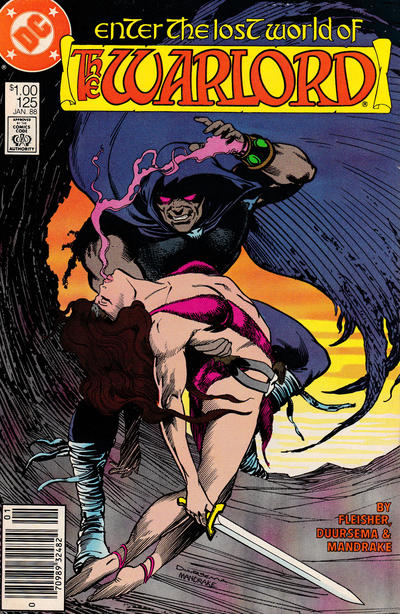 Cover for Warlord (DC, 1976 series) #125 [Newsstand]