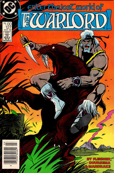 Cover for Warlord (DC, 1976 series) #127 [Newsstand]