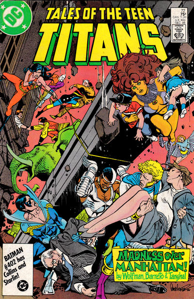 Cover for Tales of the Teen Titans (DC, 1984 series) #72 [Direct]