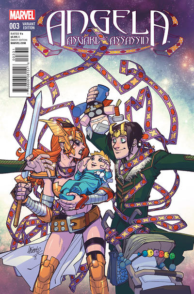 Cover for Angela: Asgard's Assassin (Marvel, 2015 series) #3 [David Lafuente Variant]