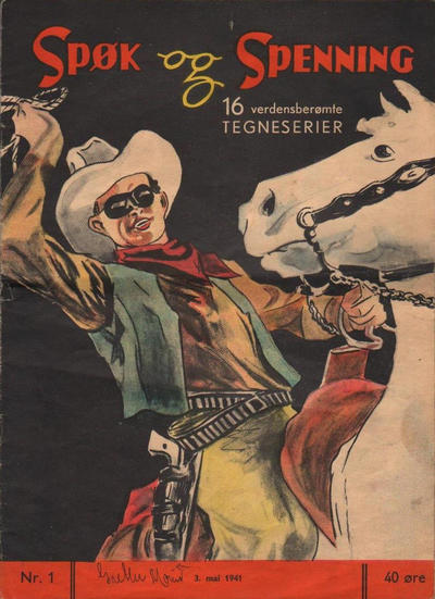 Cover for Spøk og Spenning (Magasinet For Alle, 1941 series) #1/1941