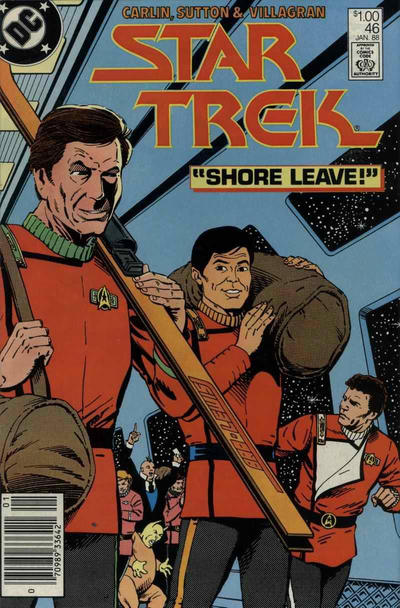 Cover for Star Trek (DC, 1984 series) #46 [Canadian]