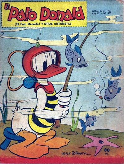 Cover for El Pato Donald (Editorial Abril, 1944 series) #425