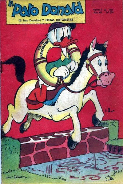 Cover for El Pato Donald (Editorial Abril, 1944 series) #574