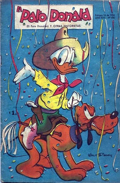 Cover for El Pato Donald (Editorial Abril, 1944 series) #600