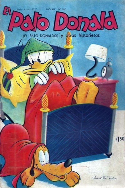 Cover for El Pato Donald (Editorial Abril, 1944 series) #662