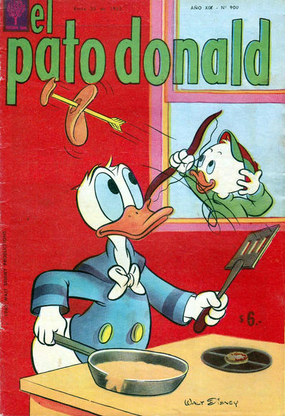 Cover for El Pato Donald (Editorial Abril, 1944 series) #900