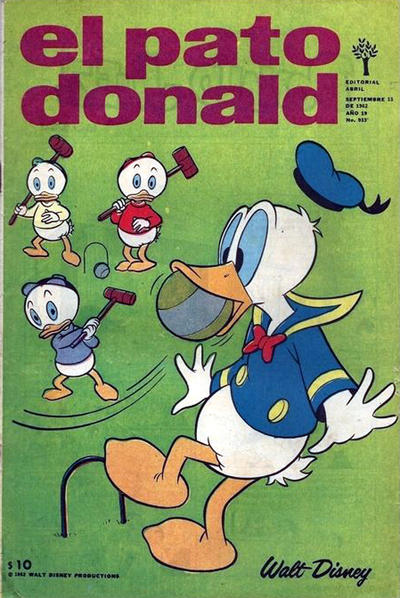 Cover for El Pato Donald (Editorial Abril, 1944 series) #933