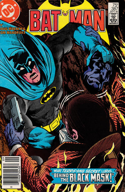 Cover for Batman (DC, 1940 series) #387 [Newsstand]