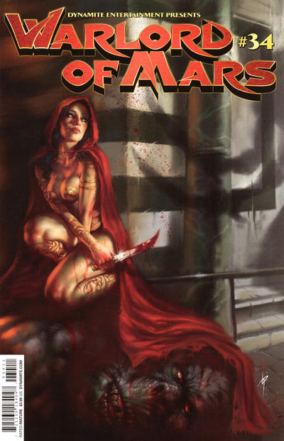 Cover for Warlord of Mars (Dynamite Entertainment, 2010 series) #34 [Cover B - Lucio Parrillo]