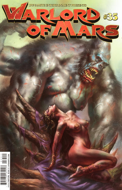 Cover for Warlord of Mars (Dynamite Entertainment, 2010 series) #35 [Cover B Lucio Parrillo]
