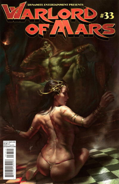 Cover for Warlord of Mars (Dynamite Entertainment, 2010 series) #33 [Cover B Lucio Parrillo]