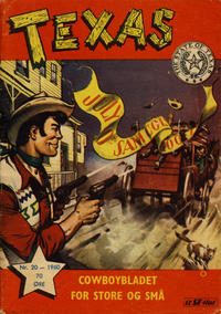 Cover Thumbnail for Texas (Serieforlaget / Se-Bladene / Stabenfeldt, 1953 series) #20/1960
