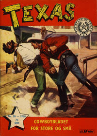 Cover Thumbnail for Texas (Serieforlaget / Se-Bladene / Stabenfeldt, 1953 series) #38/1960