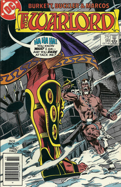 Cover for Warlord (DC, 1976 series) #98 [Newsstand]