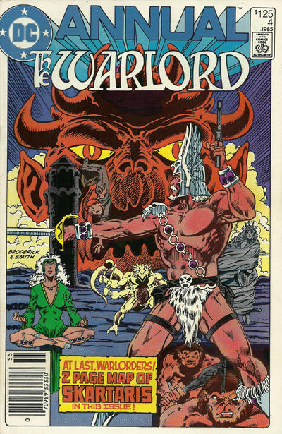 Cover for Warlord Annual (DC, 1982 series) #4 [Newsstand]