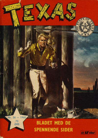 Cover for Texas (Serieforlaget / Se-Bladene / Stabenfeldt, 1953 series) #36/1960