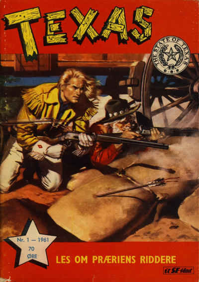 Cover for Texas (Serieforlaget / Se-Bladene / Stabenfeldt, 1953 series) #1/1961