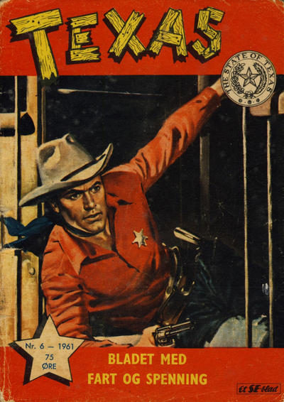 Cover for Texas (Serieforlaget / Se-Bladene / Stabenfeldt, 1953 series) #6/1961