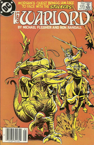 Cover for Warlord (DC, 1976 series) #105 [Newsstand]