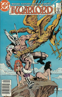 Cover for Warlord (DC, 1976 series) #113 [Newsstand]