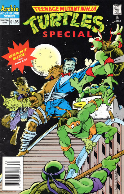 Cover for Teenage Mutant Ninja Turtles Giant Size Special (Archie, 1993 series) #7 [Newsstand]