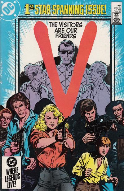 Cover for V (DC, 1985 series) #1 [Direct]