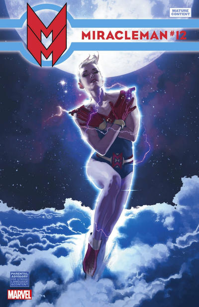 Cover for Miracleman (Marvel, 2014 series) #12 [Adam Hughes Variant]