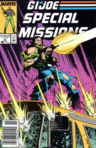 Cover for G.I. Joe Special Missions (Marvel, 1986 series) #27 [Newsstand]