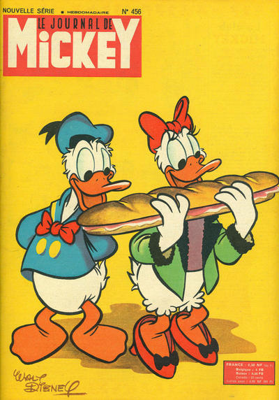 Cover for Le Journal de Mickey (Hachette, 1952 series) #456