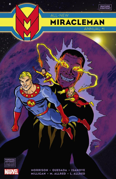Cover for All-New Miracleman Annual (Marvel, 2015 series) #1 [Jeff Smith Variant]