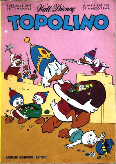 Cover for Topolino (Mondadori, 1949 series) #644