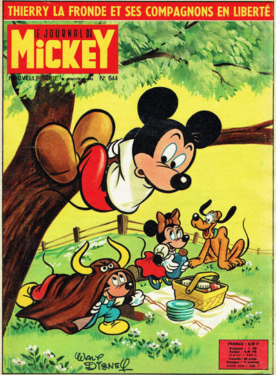 Cover for Le Journal de Mickey (Hachette, 1952 series) #644
