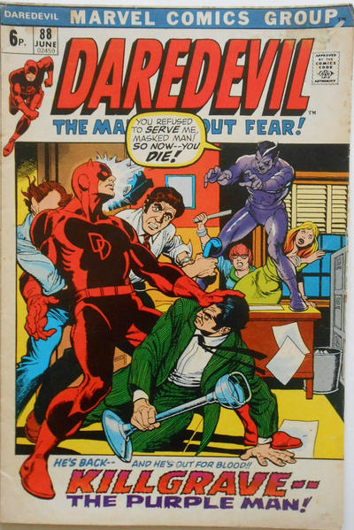 GCD :: Cover :: Daredevil #88