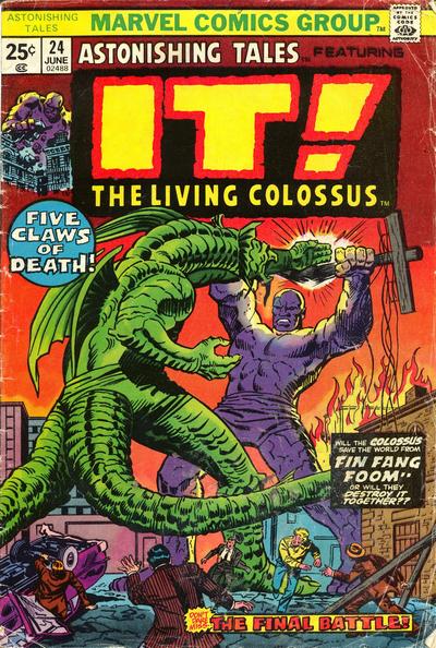 Cover for Astonishing Tales (Marvel, 1970 series) #24