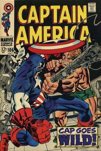 Cover for Captain America (Marvel, 1968 series) #106