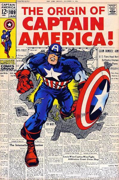 Cover for Captain America (Marvel, 1968 series) #109