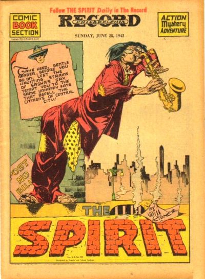 Cover for The Spirit (Register and Tribune Syndicate, 1940 series) #6/28/1942