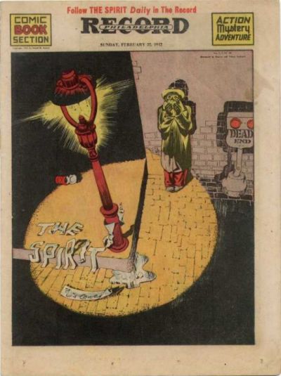Cover for The Spirit (Register and Tribune Syndicate, 1940 series) #2/22/1942