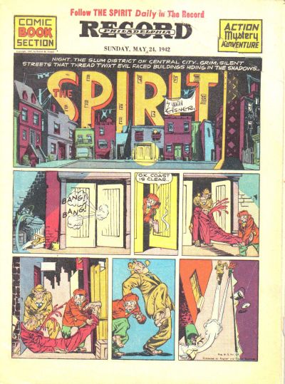 Cover for The Spirit (Register and Tribune Syndicate, 1940 series) #5/24/1942