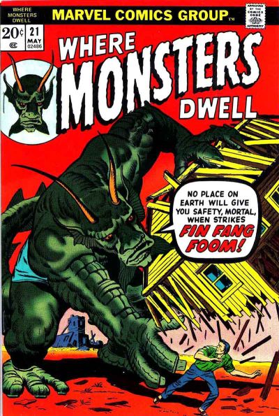 Cover for Where Monsters Dwell (Marvel, 1970 series) #21