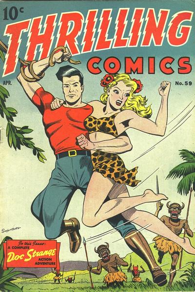 Cover for Thrilling Comics (Pines, 1940 series) #59