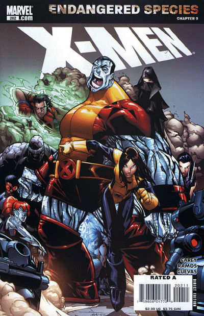 Cover for X-Men (Marvel, 2004 series) #202