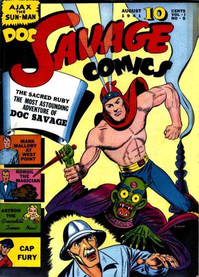 Cover for Doc Savage Comics (Street and Smith, 1940 series) #v1#5 [5]