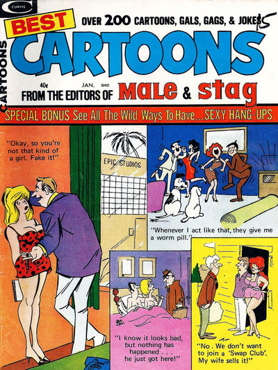 GCD :: Cover :: Best Cartoons from the Editors of Male & Stag #v4#1